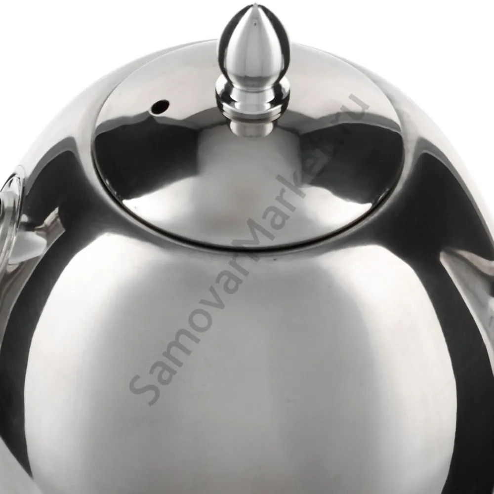 Чайник заварочный 1 литр овальный, нержавеющая сталь Чайник заварочный 1 литр овальный, нержавеющая сталь