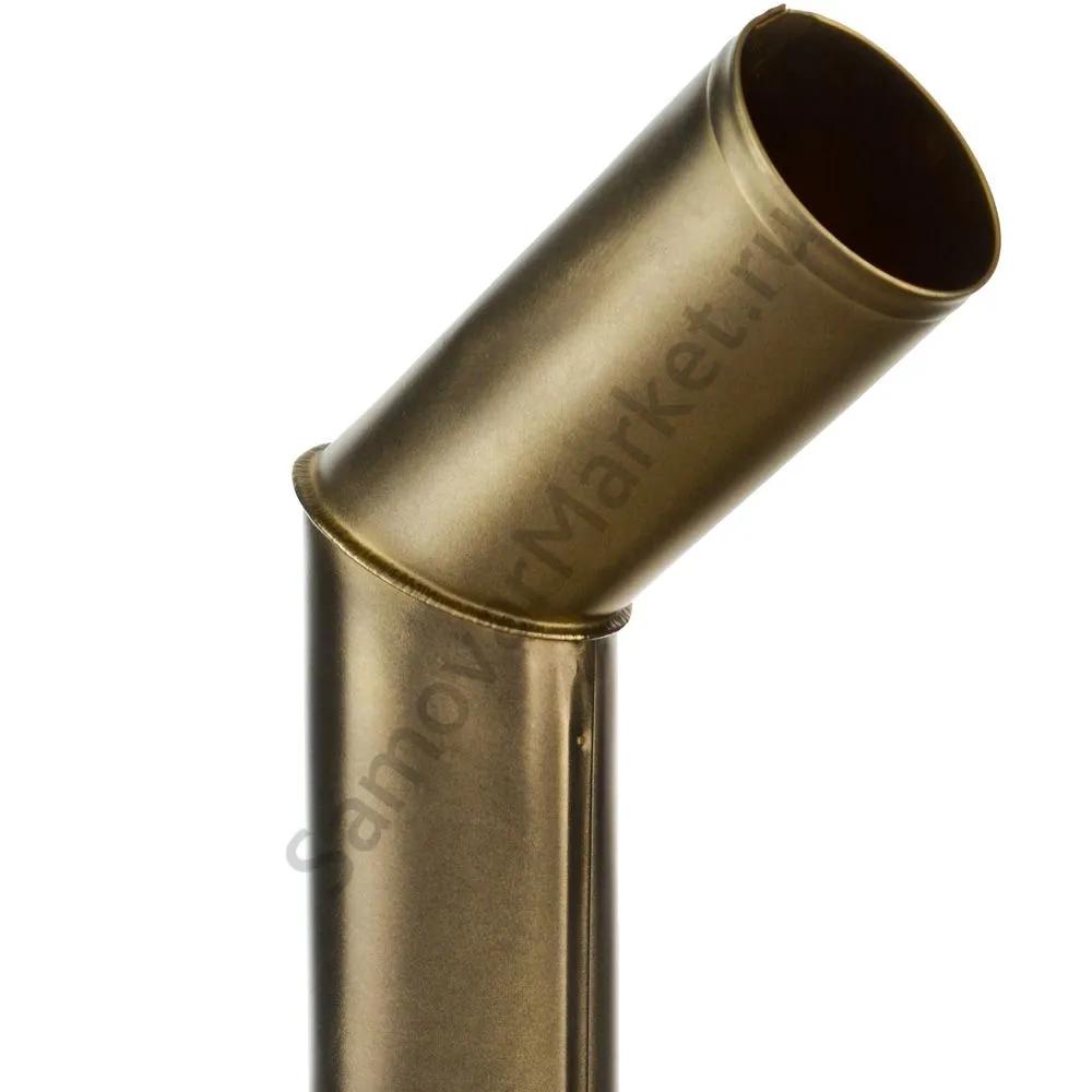 Самовар антикварный на дровах 3,5 литра формы «Рюмка» ТулМетПром, с трубой, травление по латуни Самовар антикварный на дровах 3,5 литра формы «Рюмка» ТулМетПром, с трубой, травление по латуни