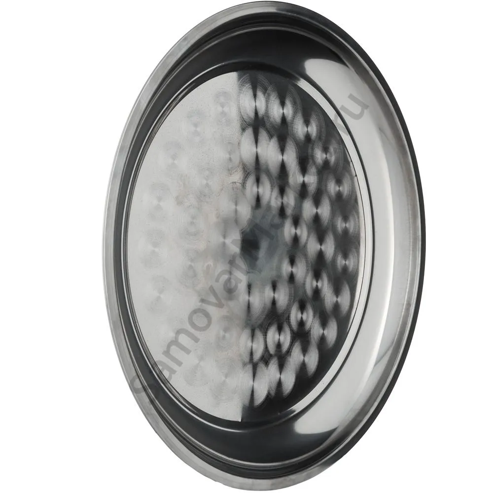 Поднос для самовара круглый, серебристый (Китай) Поднос для самовара круглый, серебристый (Китай)