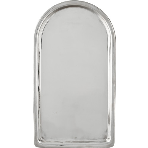 Поднос для самовара антикварный формы «Пуля», мельхиор