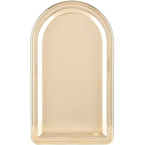 Поднос для самовара формы «Пуля», завод «Штамп», золотой 