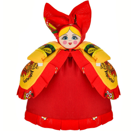 Грелка на заварочный чайник «Барыня малая, Хохлома с балеро»