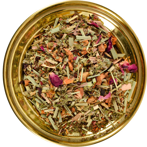 Чайный травяной напиток "Малина с мятой", в зип-пакете, 100 г