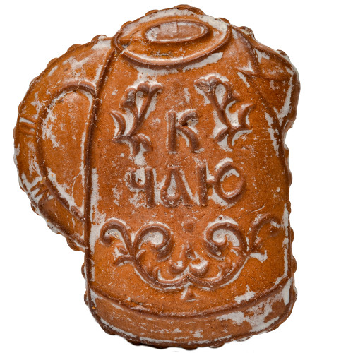 Пряник «К чаю», начинка варёная сгущёнка, 350 гр.