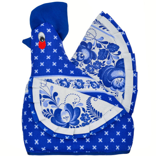 Грелка на заварочный чайник «Петушок гжель»