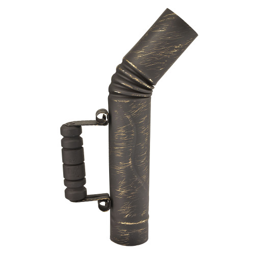 Труба для самовара патинированная диаметром 51 мм с деревянной ручкой, золотые нити
