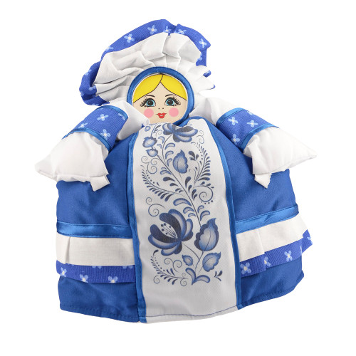 Грелка на заварочный чайник «Барыня малая гжель»