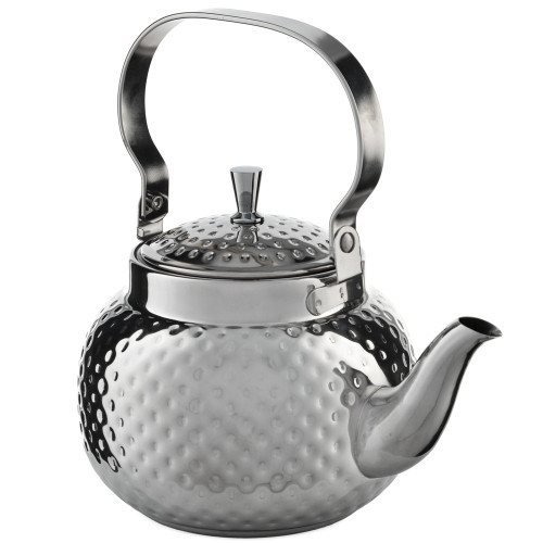 Чайник заварочный 1 литра круглый, нержавеющая сталь