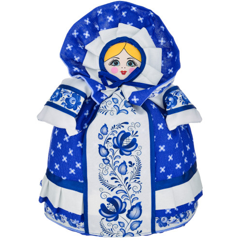 Грелка на заварочный чайник «Барыня большая, Гжель»