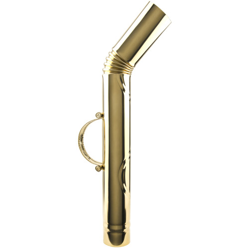 Труба для самовара золотая с металлической ручкой в ассортименте