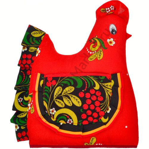 Грелка на заварочный чайник «Курочка красная»