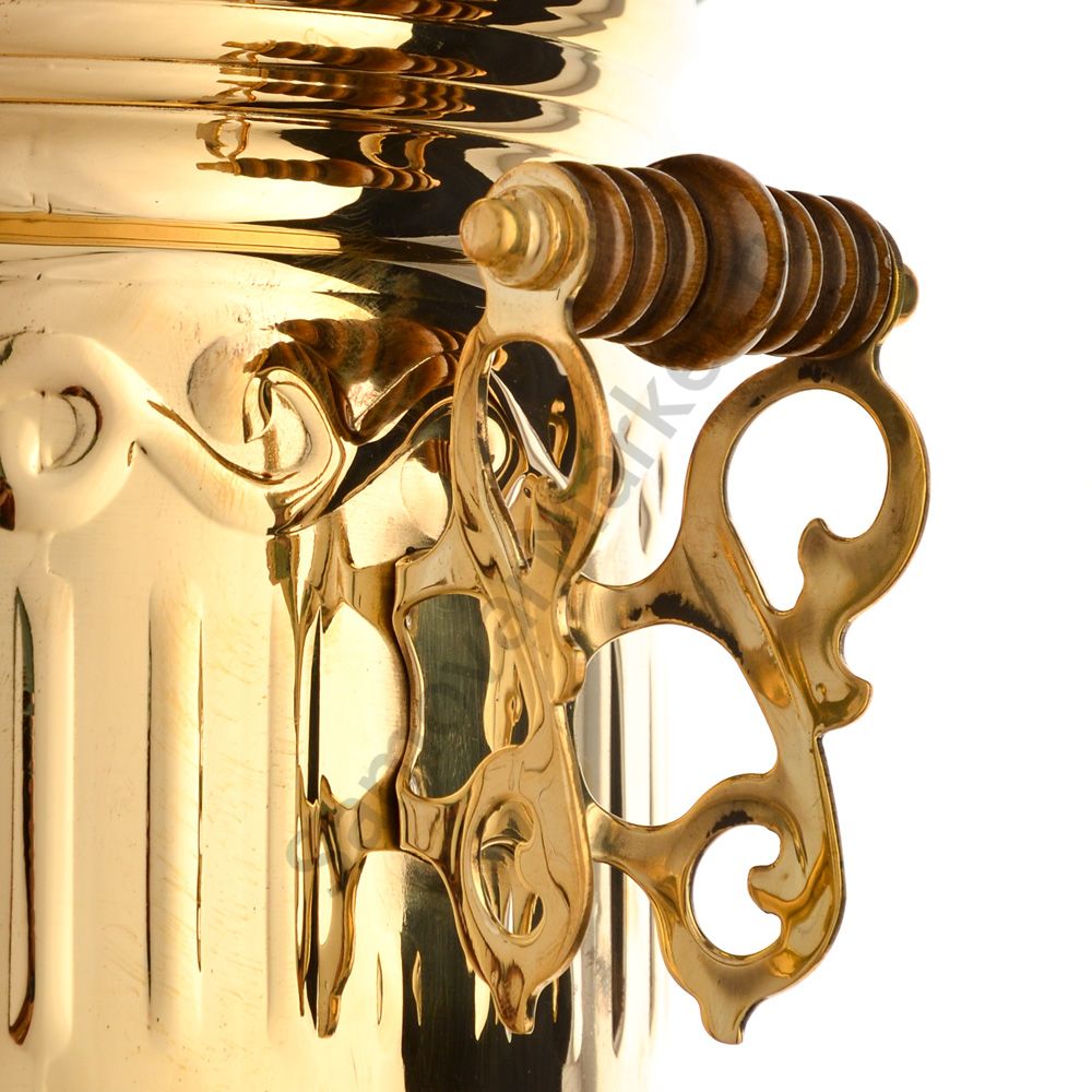 Самовар электрический 3 литра формы «Банка гранная», золотой, категория «Стандарт» Самовар электрический 3 литра формы «Банка гранная», золотой, категория «Стандарт»