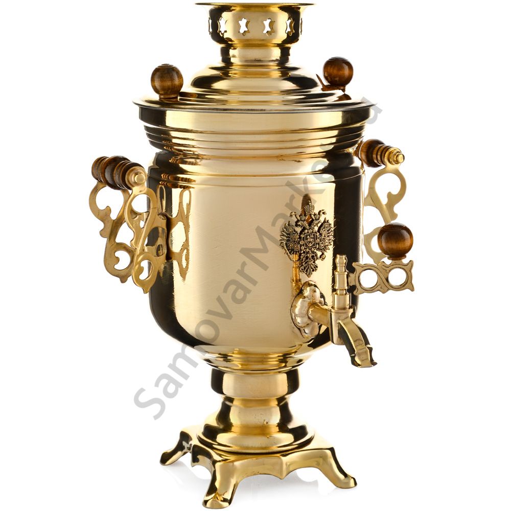 Самовар электрический 3 литра формы «Банка с гербом РФ », золотой, категория «Стандарт» Самовар электрический 3 литра формы «Банка с гербом РФ », золотой, категория «Стандарт»