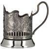Подстаканник никелированный с чернью «Банный» 
