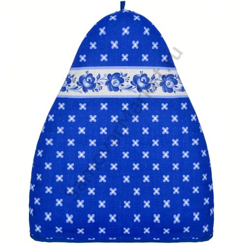 Грелка на заварочный чайник «Матрёшка с аппликацией Гжель»