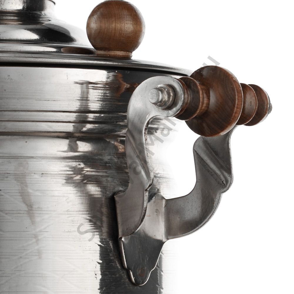 Самовар на дровах 5 литров формы «Банка с вибронакаткой», серебристый, категория «Дачный» Самовар на дровах 5 литров формы «Банка с вибронакаткой», серебристый, категория «Дачный»