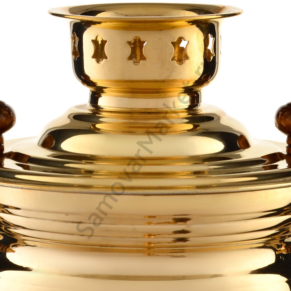 Самовар электрический 3 литра формы «Банка гранная», золотой, категория «Стандарт» Самовар электрический 3 литра формы «Банка гранная», золотой, категория «Стандарт»