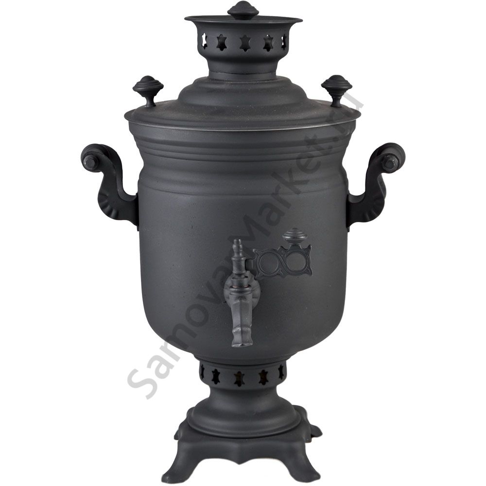 Самовар на дровах 2,8 литра формы «Банка», категория «Эксклюзив», «Графит» Самовар на дровах 2,8 литра формы «Банка», категория «Эксклюзив», «Графит»