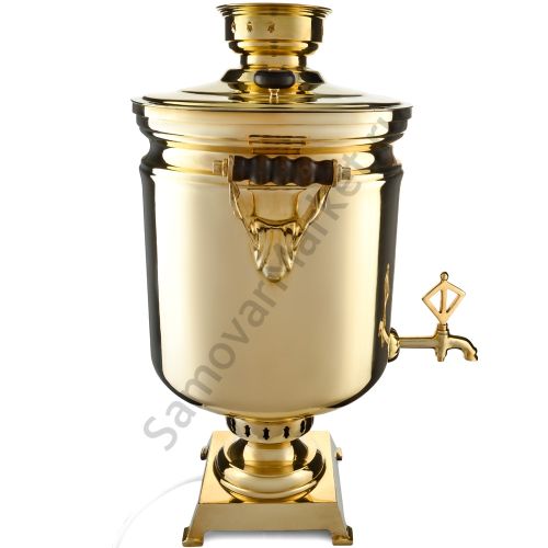 Самовар буфетный электрический 45 литров, золотой
