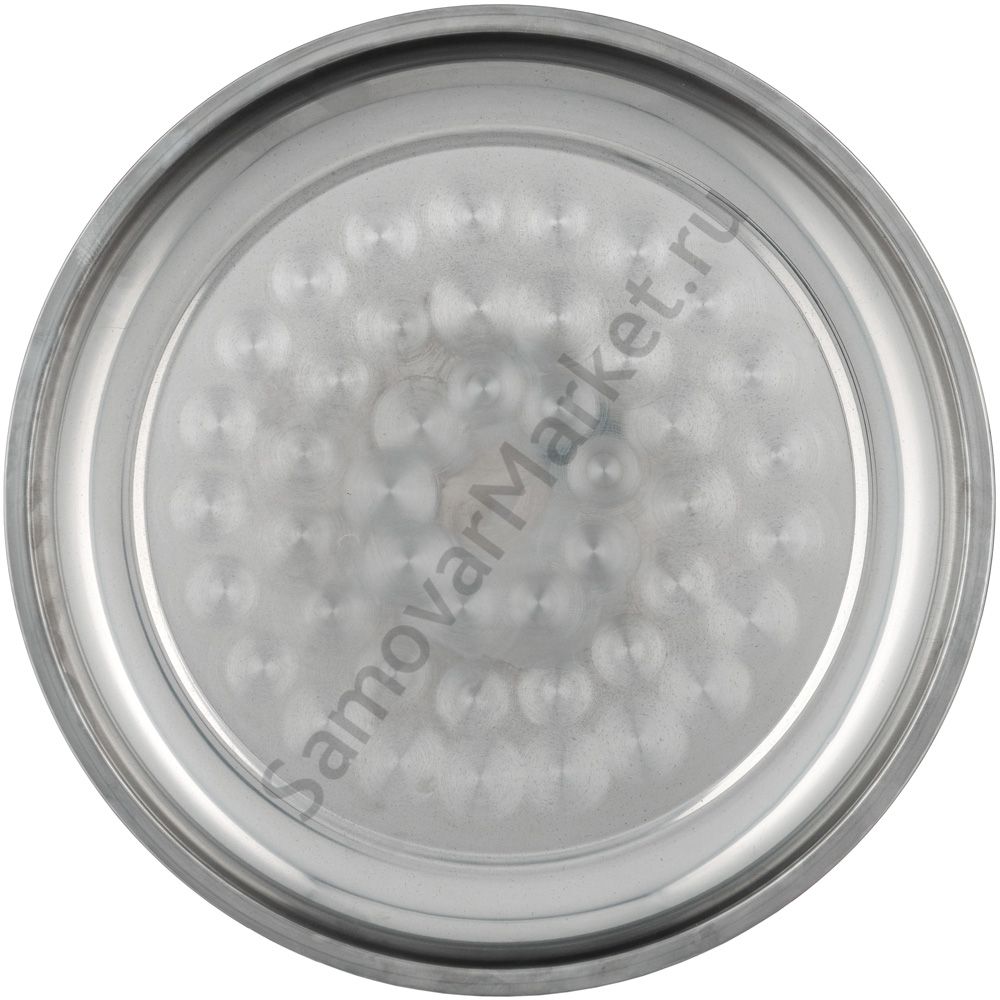 Поднос для самовара круглый, серебристый (Китай) Поднос для самовара круглый, серебристый (Китай)