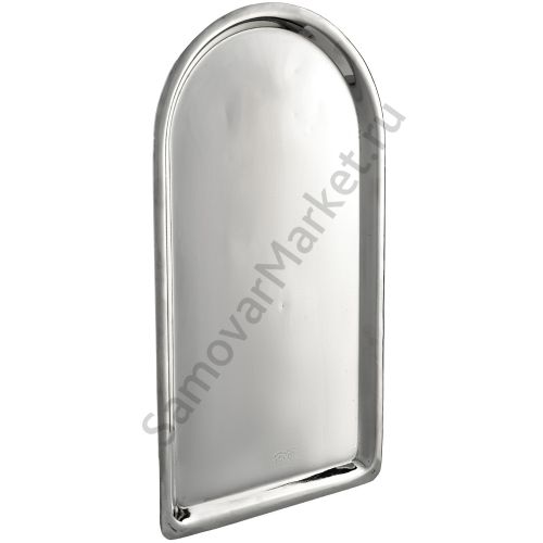 Поднос для самовара антикварный формы «Пуля»,товарищество Кольчугино, мельхиор