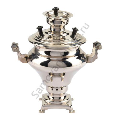 Самовар сувенирный «Ясная поляна», серебристый