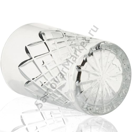 Стакан для подстаканника хрустальный «Ромбики крупные»
