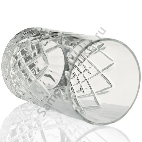 Стакан для подстаканника хрустальный «Ромбики крупные»