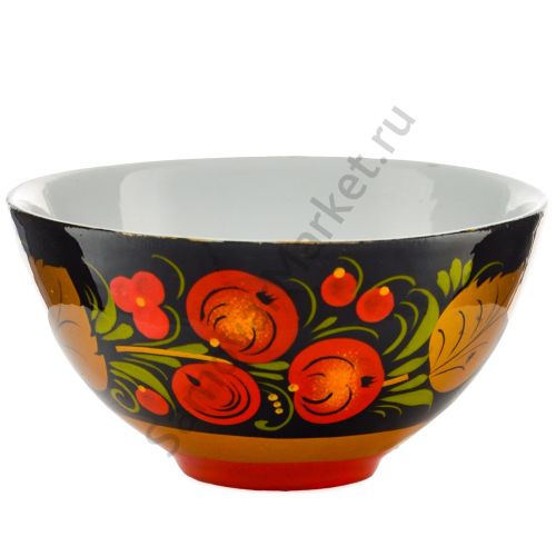 Капельник для самовара малый с художественной росписью «Хохлома с яблочками» 