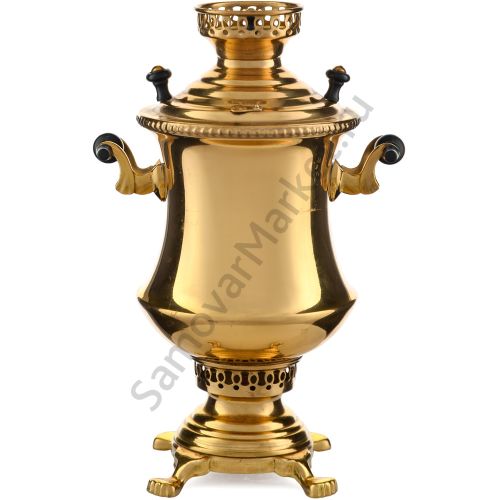 Самовар сувенирный формы «Кратер», золотой