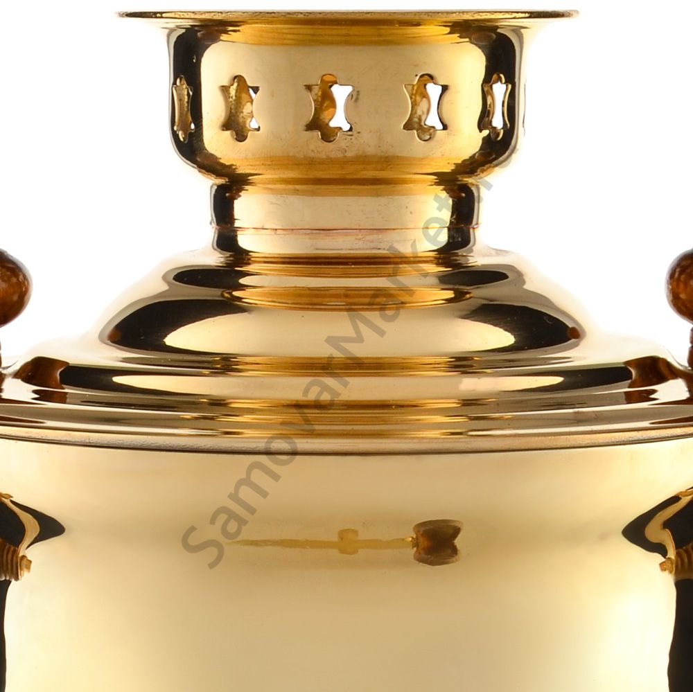 Самовар электрический 3 литра формы «Тюльпан», золотой, категория «Стандарт» Самовар электрический 3 литра формы «Тюльпан», золотой, категория «Стандарт»