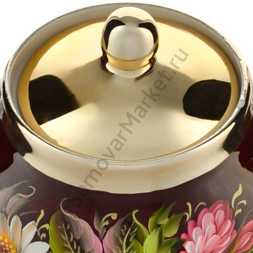 Сахарница с художественной росписью «Баня» 