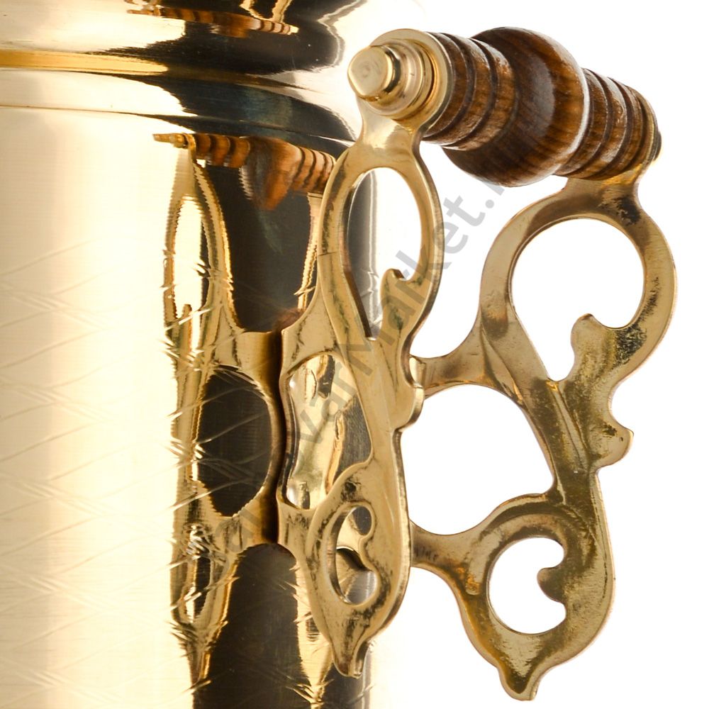 Самовар электрический 3 литра формы «Банка с гербом РФ », золотой, категория «Стандарт» Самовар электрический 3 литра формы «Банка с гербом РФ », золотой, категория «Стандарт»