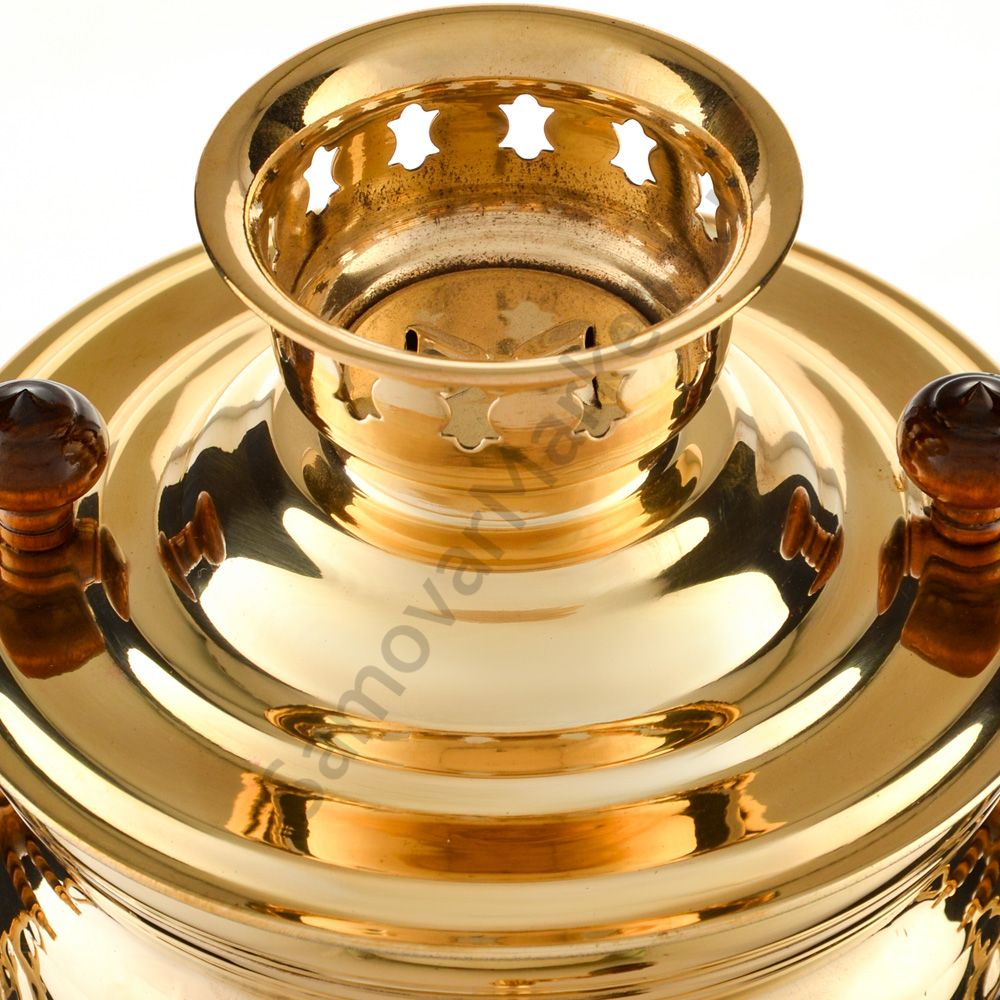 Самовар электрический 3 литра формы «Банка гранная», золотой, категория «Стандарт» Самовар электрический 3 литра формы «Банка гранная», золотой, категория «Стандарт»