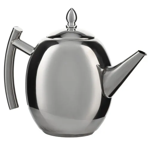 Чайник заварочный 1 литр овальный, нержавеющая сталь Чайник заварочный 1 литр овальный, нержавеющая сталь