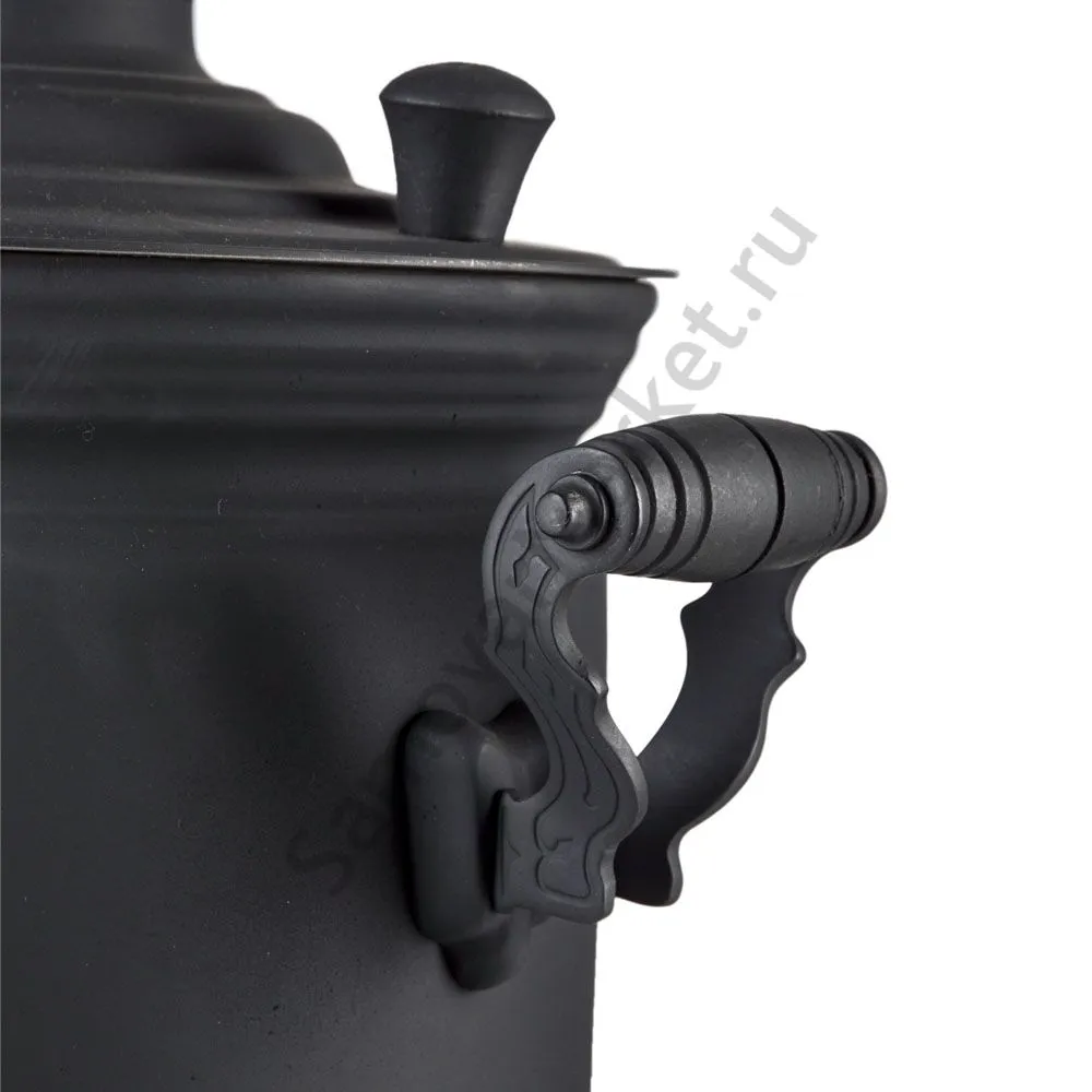 Самовар на дровах 7 литров формы «Банка», категория «Эксклюзив», «Графит» Самовар на дровах 7 литров формы «Банка», категория «Эксклюзив», «Графит»