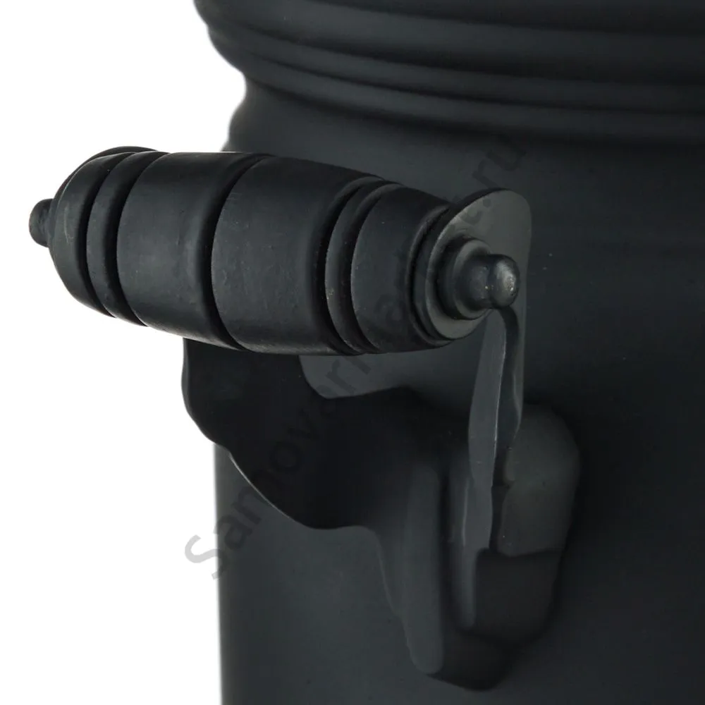 Самовар на дровах 5 литров формы «Банка с гербом РФ», категория «Эксклюзив», «Графит» Самовар на дровах 5 литров формы «Банка с гербом РФ», категория «Эксклюзив», «Графит»