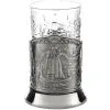 Подстаканник никелированный с чернью «Пётр и Феврония»