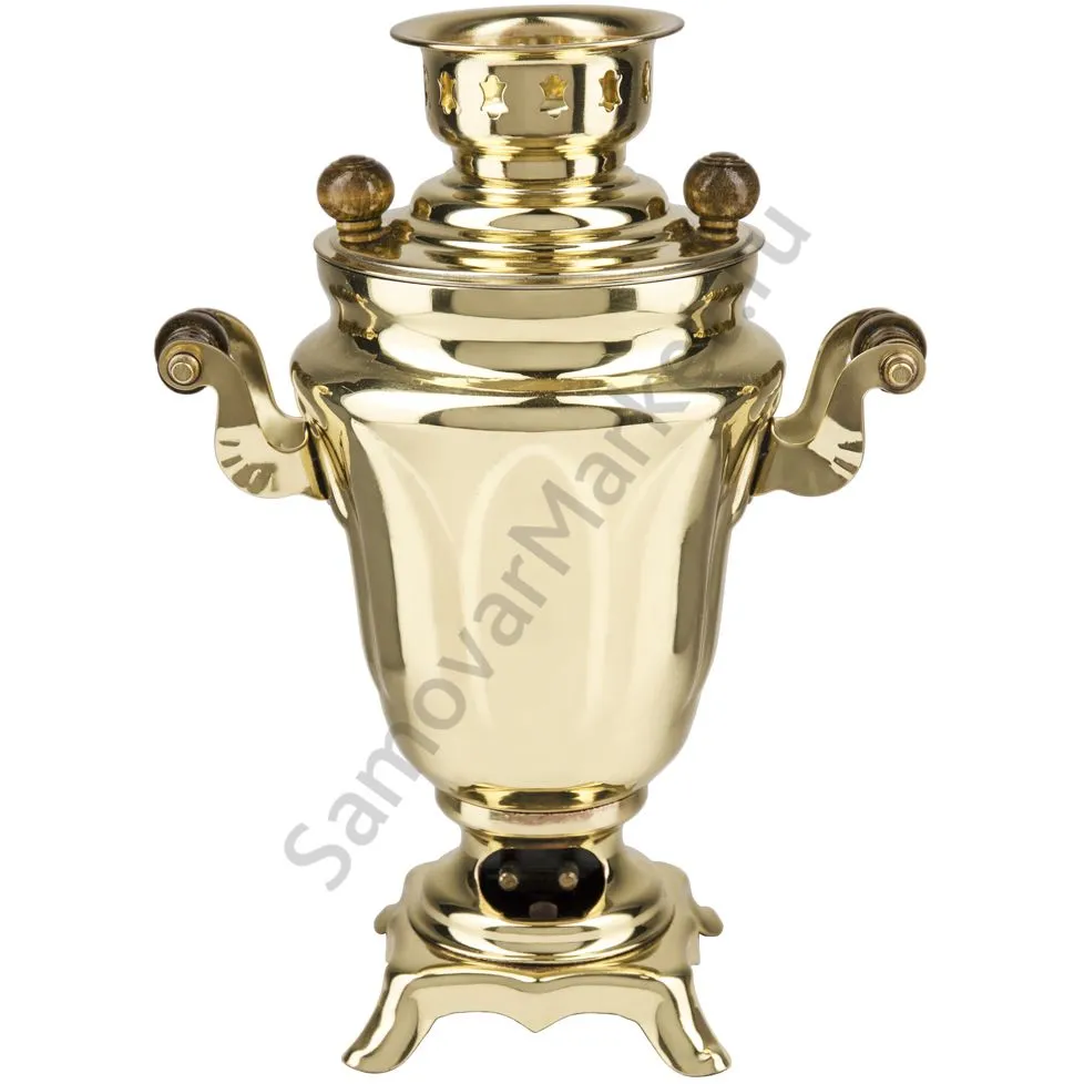 Самовар электрический 1,5 литра формы «Тюльпан», золотой, категория «Стандарт» Самовар электрический 1,5 литра формы «Тюльпан», золотой, категория «Стандарт»