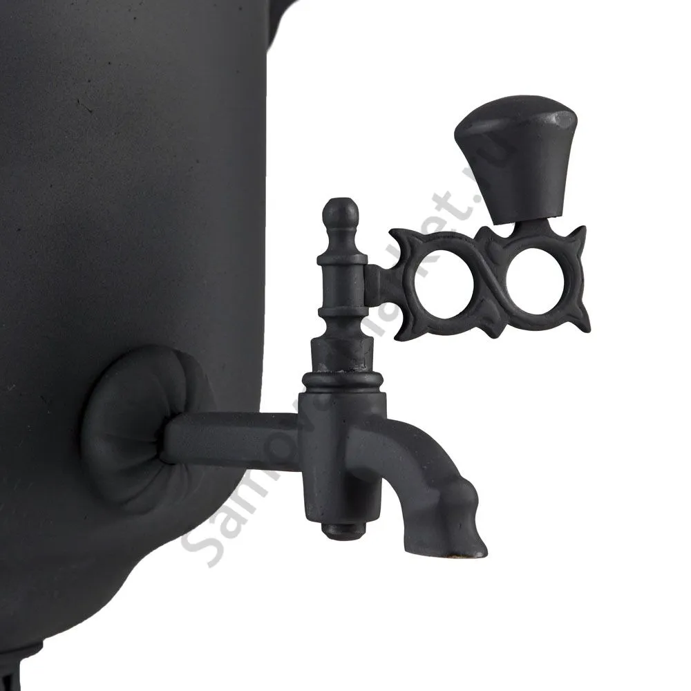 Самовар на дровах 7 литров формы «Банка», категория «Эксклюзив», «Графит» Самовар на дровах 7 литров формы «Банка», категория «Эксклюзив», «Графит»