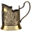 Подстаканник латунный «Тройка» Подстаканник латунный «Тройка»