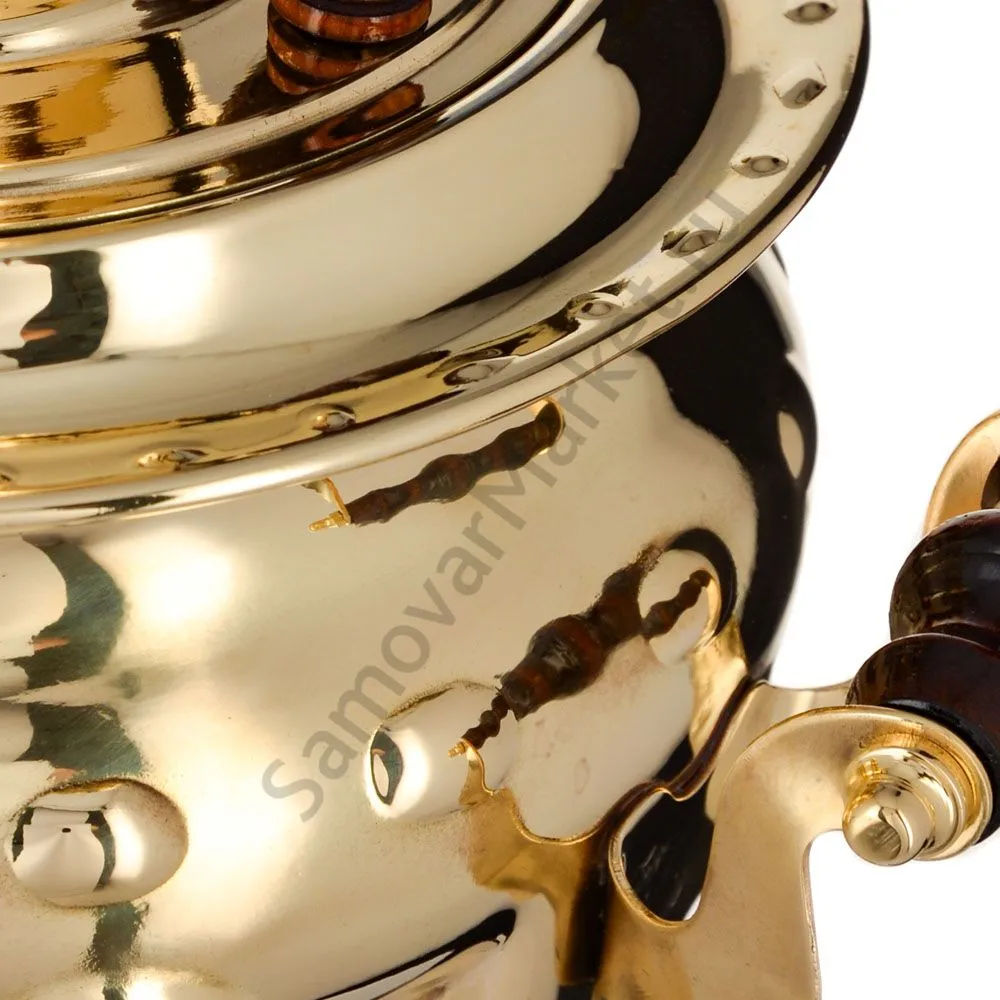 Самовар электрический 3 литра формы «Груша», золотой, категория «Стандарт» Самовар электрический 3 литра формы «Груша», золотой, категория «Стандарт»