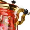 Самовар электрический 10 литров с худ. росписью «Пионы на красном в золоте» формы «Банка» Самовар электрический 10 литров с худ. росписью «Пионы на красном в золоте» формы «Банка»