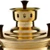 Самовар на дровах 5 литров формы «Банка с гербом РФ», золотой, категория «Люкс» Самовар на дровах 5 литров формы «Банка с гербом РФ», золотой, категория «Люкс»