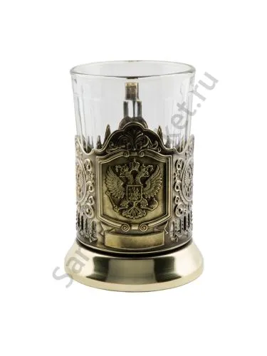 Подстаканник латунный «Герб Российской Федерации»