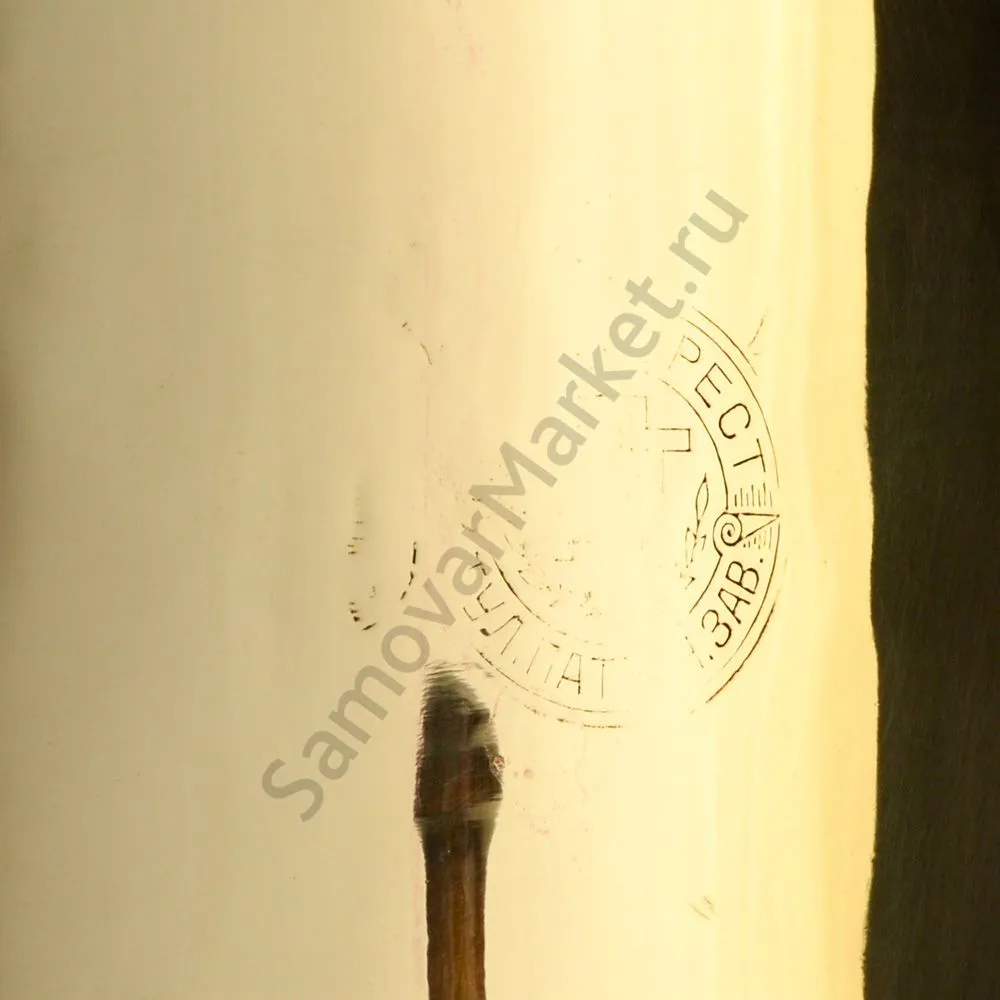 Самовар на дровах 7 литров формы «Банка», ТПТ, литьё, золотой, категория «Люкс» Самовар на дровах 7 литров формы «Банка», ТПТ, литьё, золотой, категория «Люкс»