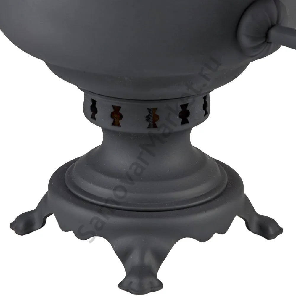 Самовар на дровах 7 литров формы «Банка», категория «Эксклюзив», «Графит» Самовар на дровах 7 литров формы «Банка», категория «Эксклюзив», «Графит»