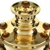 Самовар антикварный на дровах 3,5 литров формы «Банка» Баташевых с медалями, золотой Самовар антикварный на дровах 3,5 литров формы «Банка» Баташевых с медалями, золотой
