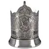 Подстаканник никелированный с чернью «Глухарь» Подстаканник никелированный с чернью «Глухарь»