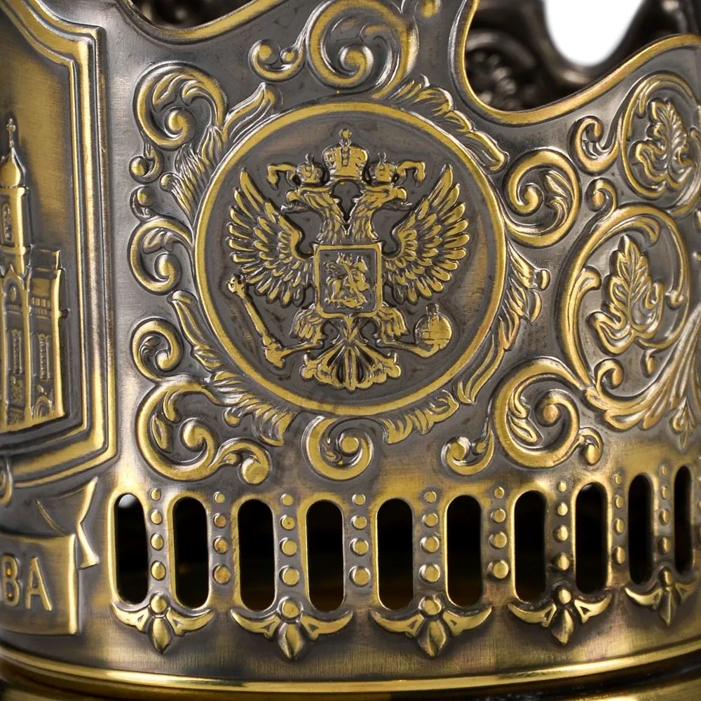 Подстаканник латунный «Храм Христа Спасителя» Подстаканник латунный «Храм Христа Спасителя»